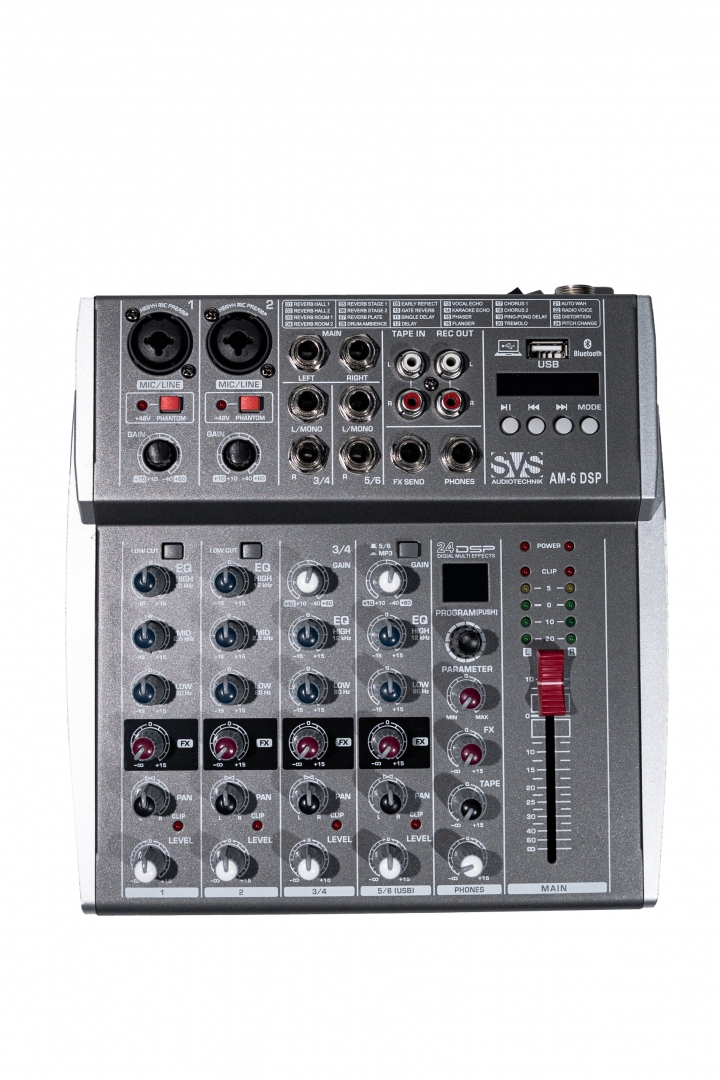SVS Audiotechnik mixers AM-6 DSP Микшерный пульт аналоговый, 6-канальный SVS Audiotechnik mixers в Минеральных Водах